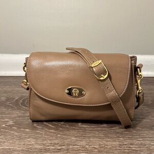 Vintage Etienne Aigner Tan Leather Crossbody Bags